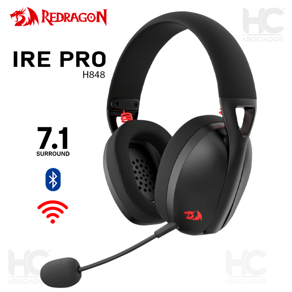 Auricular Gamer Redragon IRE Pro H848 Wireless - foto 4
