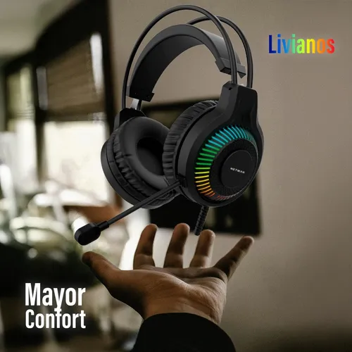AURICULAR GAMER CON LUCES NETMAK NM-N18 - foto 3