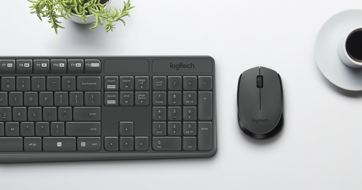 TECLADO+MOUSE LOGITECH INALAMBRICO MK235 - foto 2