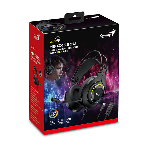 Auricular Gamer Genius HS-GX580U - foto 3