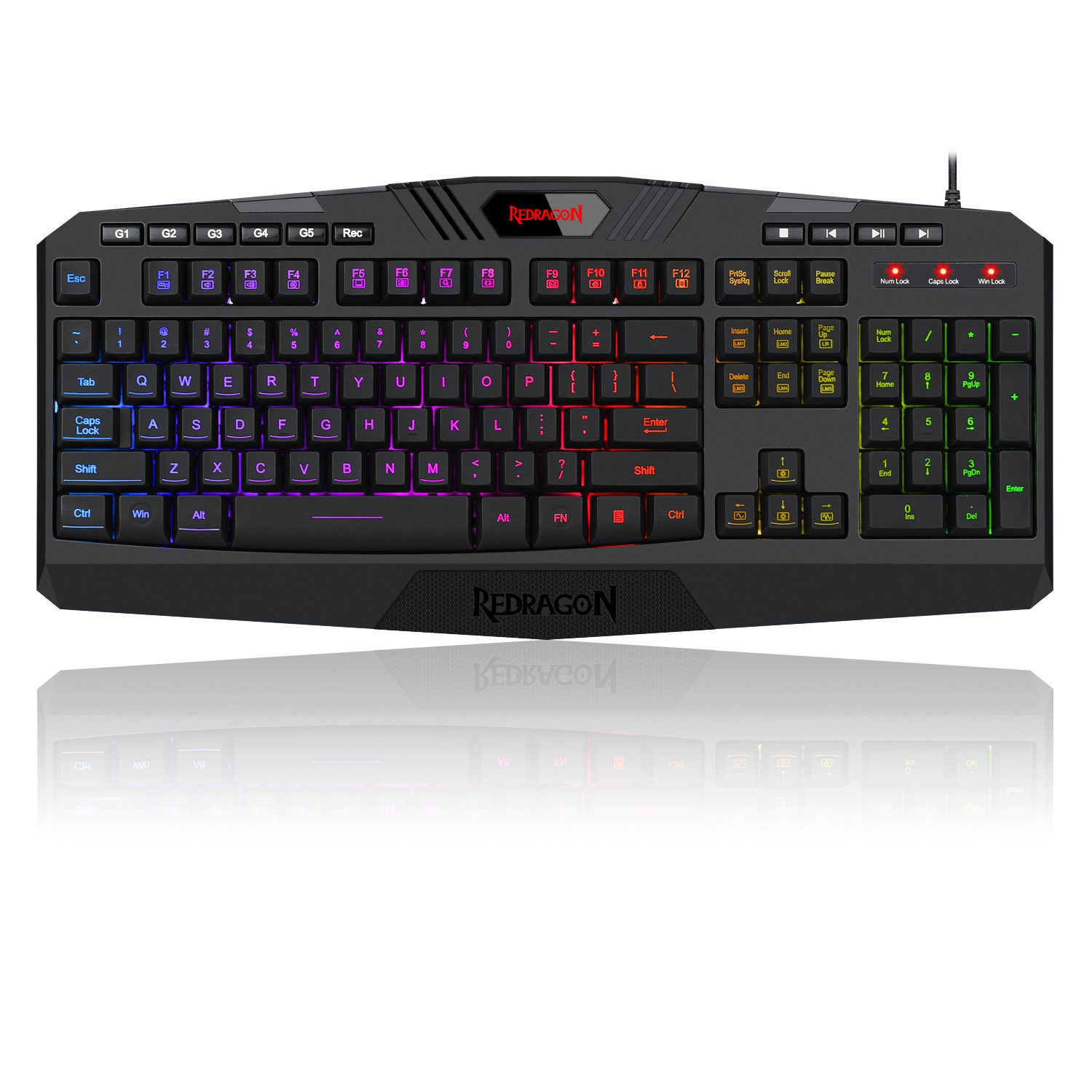TECLADO GAMER REDRAGON K503 RGB HARPE PRO - foto 3