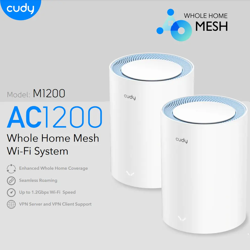 Cudy Mesh WiFi 2 Pack AC1200 - foto 3