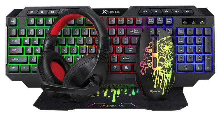 TECLADO Y MOUSE GAMER RGB XTRIKE ME MK-503 - foto 3