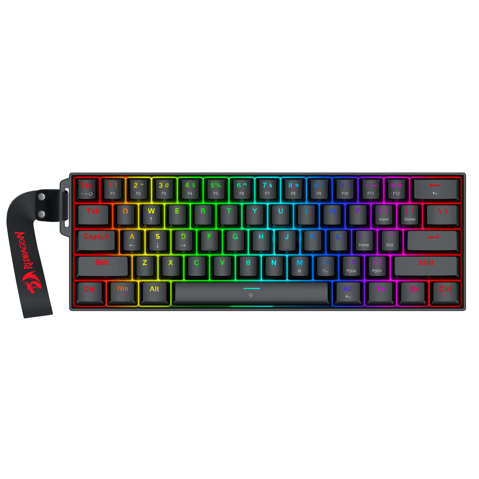 TECLADO GAMER REDRAGON FIZZ MAGNETICO K617 - foto 2