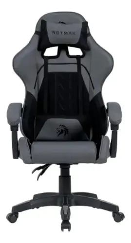 SILLA GAMER NETMAK TELA NM-SG902 NEGRA+GRIS - foto 2