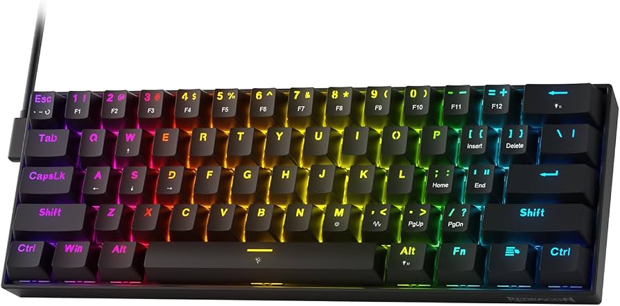 TECLADO GAMER REDRAGON FIZZ MAGNETICO K617 - foto 3
