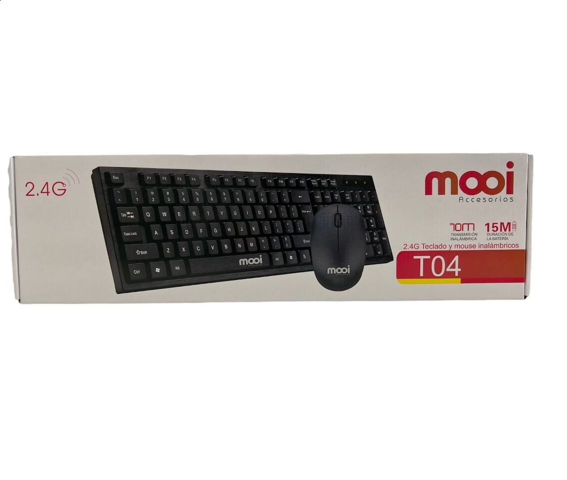 TECLADO+MOUSE INALAMBRICO MOOI T04 - foto 2